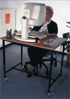 tavolo con ripiano Video Desk